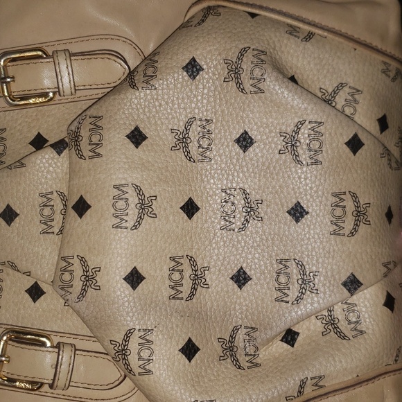 MCM Visetos Monogram Satchel Bag - Picture 17 of 17